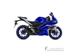 Adesivi per Yamaha YZF R3 2020 - Blu • Yamaha Adesivi OEM