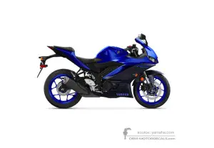 Aufkleber für Yamaha YZF R3 2023 - Blau • Yamaha OEM-Aufkleber