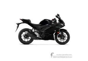 Aufkleber für Yamaha YZF R3 2023 - Schwarz • Yamaha OEM-Aufkleber
