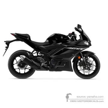 Yamaha YZF R3 2024 - Noir - Black Metallic