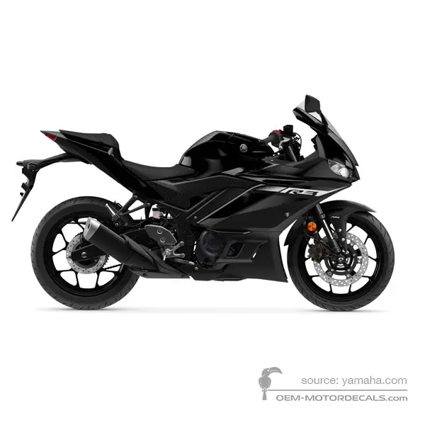 Yamaha YZF R3 2024 - Schwarz - Black Metallic