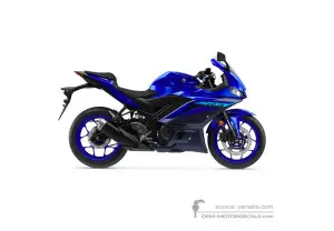 Adesivi per Yamaha YZF R3 2024 - Blue • Yamaha Adesivi OEM