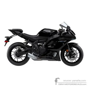 Yamaha YZF R7 2022 - Noir - Yamaha Black