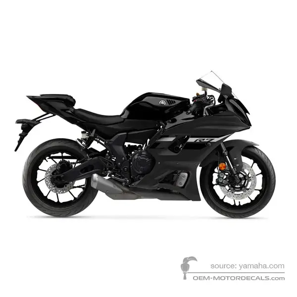 Yamaha YZF R7 2024 - Schwarz - Black Metallic X