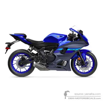 Yamaha YZF R7 2024 - Niebieski - Deep Purplish Blue Metallic C