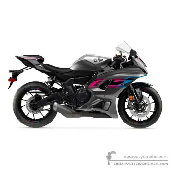 Yamaha YZF R7 2024 - Szary - Matte Gray Metallic 3