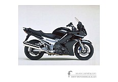 Decals for Yamaha FJR1300 2001 - Black • Yamaha OEM Decals