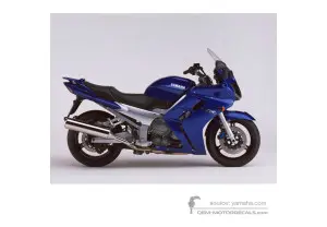 Decals for Yamaha FJR1300 2002 - Blue • Yamaha OEM Decals