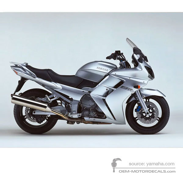 Decals for Yamaha FJR1300 2002 - Silver • Yamaha OEM Decals