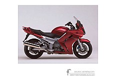 Decals for Yamaha FJR1300 2002 - Red • Yamaha OEM Decals
