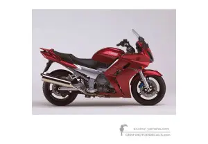 Decals for Yamaha FJR1300 2002 - Red • Yamaha OEM Decals