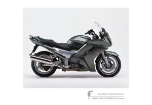Autocollants pour Yamaha FJR1300 2003 - Gris • Yamaha Autocollants OEM