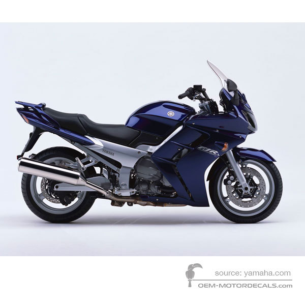 Decals for Yamaha FJ1300 2005 - Blue • Yamaha OEM Decals