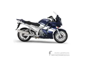 Autocollants pour Yamaha FJR1300 2006 - Bleu • Yamaha Autocollants OEM