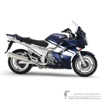 Yamaha FJR1300 2006 - Blue - Dark Purplish Blue Metallic U
