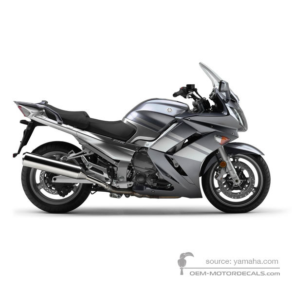 Decals for Yamaha FJR1300 2007 - Silver • Yamaha OEM Decals