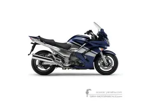 Adesivi per Yamaha FJR1300 2007 - Blu • Yamaha Adesivi OEM