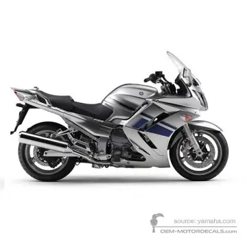 Yamaha FJR1300 2008 - Argent - Silver 3