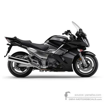 Yamaha FJR1300 2008 - Zwart - Black Metallic X