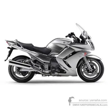 Yamaha FJR1300 2011 - Argent - Silver 3