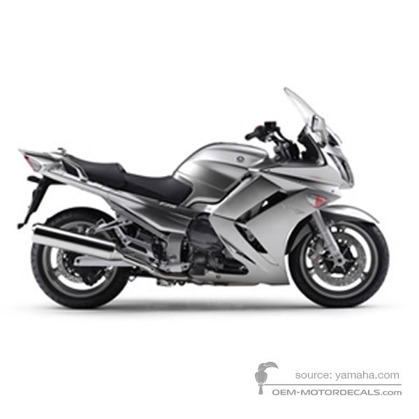 Aufkleber für Yamaha FJR1300 2011 - Silber • Yamaha OEM-Aufkleber