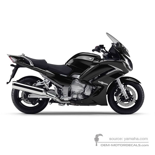 Aufkleber für Yamaha FJR1300 2013 - Schwarz • Yamaha OEM-Aufkleber