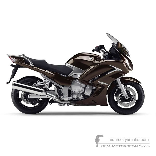 Aufkleber für Yamaha FJR1300 2013 - Braun • Yamaha OEM-Aufkleber