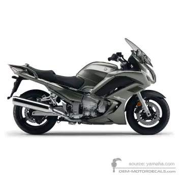 Yamaha FJR1300 2013 - Gris - Yellowish Gray Metallic 5