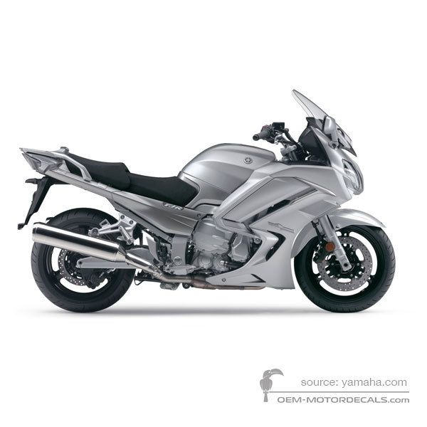 Aufkleber für Yamaha FJR1300 2016 - Silber • Yamaha OEM-Aufkleber