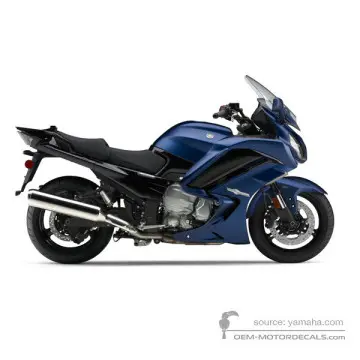 Yamaha FJR1300 2018 - Niebieski - Mat Dark Purplish Blue Metallic 1