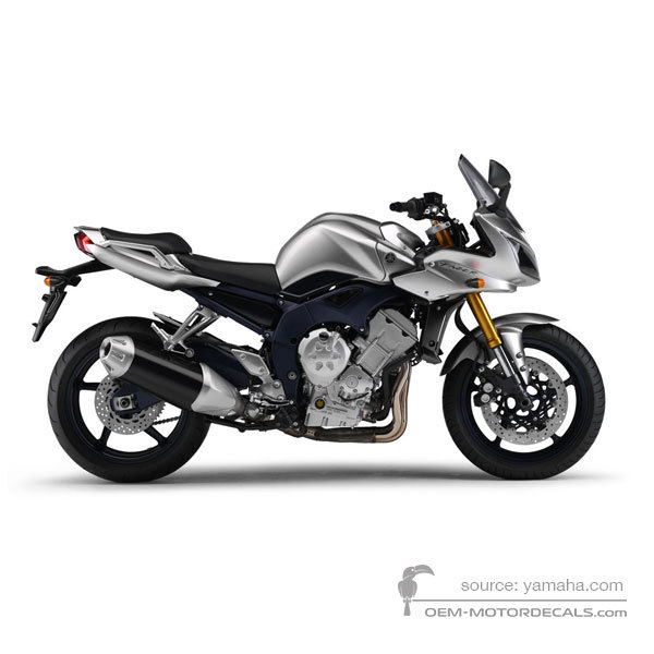 Decals for Yamaha FZ1S FAZER 2006 - Silver • Yamaha OEM Decals