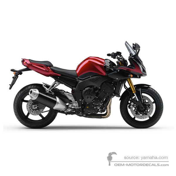Decals for Yamaha FZ1S FAZER 2006 - Red • Yamaha OEM Decals