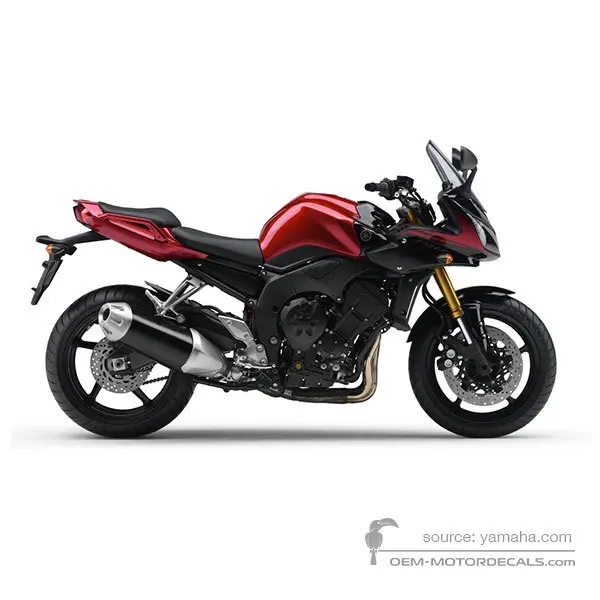 Yamaha FZ1S FAZER 2007 - Rot - Deep Red Metallic K