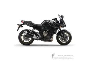 Aufkleber für Yamaha FZ1S FAZER 2009 - Schwarz • Yamaha OEM-Aufkleber