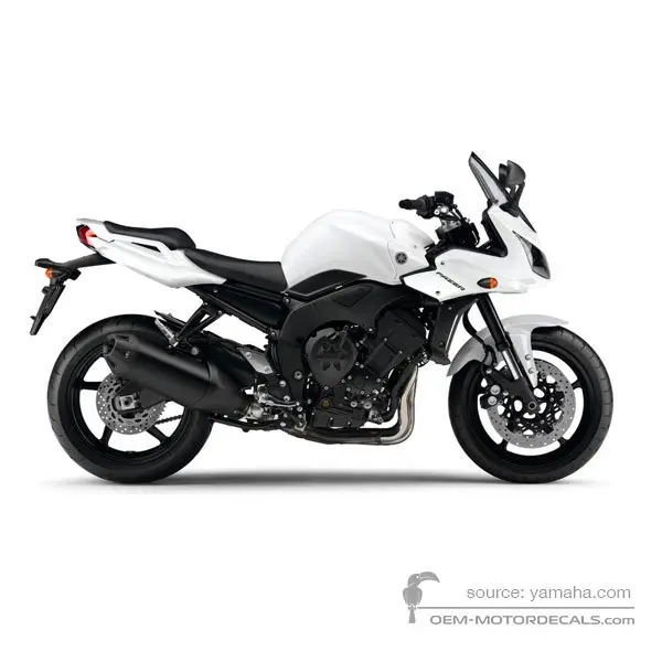 Yamaha FZ1S FAZER 2010 - Weiss - Bluish White Cocktail 1