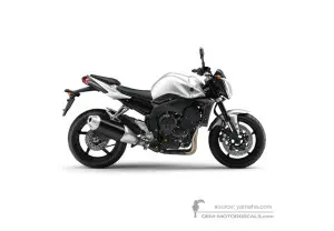 Decals for Yamaha FZ1N 2007 - Silver • Yamaha OEM Decals