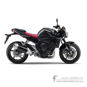 Yamaha FZ1N 2009 - Szary - Dark Gray Metallic G