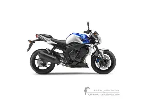 Naklejki do Yamaha FZ1N (Fazer) 2010 - Niebieski • Yamaha Naklejki OEM