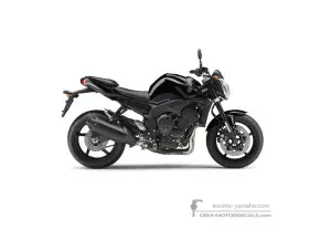 Decals for Yamaha FZ1N 2012 - Black • Yamaha OEM Decals
