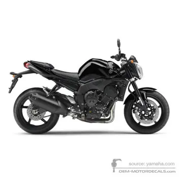 Yamaha FZ1N (Fazer) 2010 - Zwart - Black Metallic X