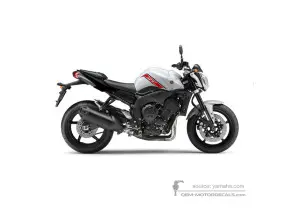 Decals for Yamaha FZ1N 2012 - White • Yamaha OEM Decals