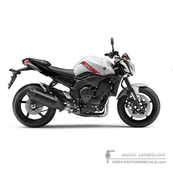 Aufkleber für Yamaha FZ1N 2012 - Weiss • Yamaha OEM-Aufkleber