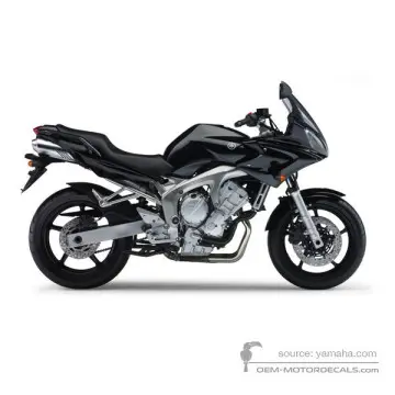 Yamaha FZ6S FAZER 2006 - Czarny - Dark Gray Mettalic B