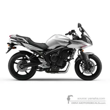 Yamaha FZ6S FAZER 2008 - Silber - Silver Metallic 1