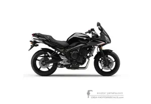 Aufkleber für Yamaha FZ6S FAZER 2008 - Schwarz • Yamaha OEM-Aufkleber