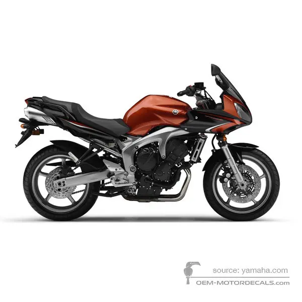 Yamaha FZ6S Fazer 2009 - Orange - Deep Orange Metallic 7