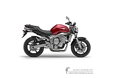 Decals for Yamaha FZ6N 2004 - Red • Yamaha OEM Decals