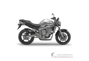 Decals for Yamaha FZ6N 2004 - Silver • Yamaha OEM Decals