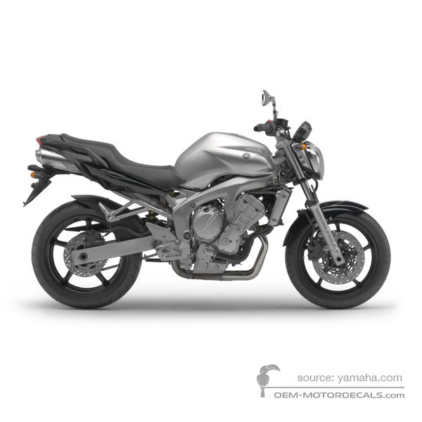 Stickers voor Yamaha FZ6N 2004 - Zilver • Yamaha OEM Stickers