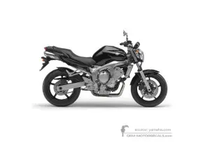 Decals for Yamaha FZ6N 2006 - Gray • Yamaha OEM Decals